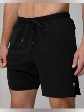 Fabletics Men's The One Short Lined 7” Black Size XXL NWT